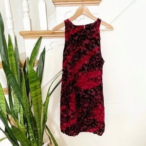 Revolve Red Velour Dress